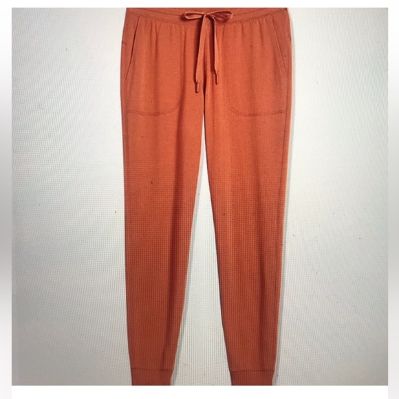 NEW Women’s Relaxed Fit Fleece Jogger Pumpkin Color Plus Size - Picture 10 of 10